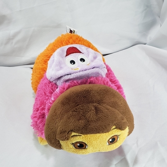 Pillow Pets Pee Wees Dora The Explorer & Map Plush Pillow 2011 12 x 14 Inches - Picture 2 of 10